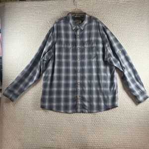 Duluth Trading Co. Plaid Button‎ Up Shirt Long Sleeve Relaxed Fit